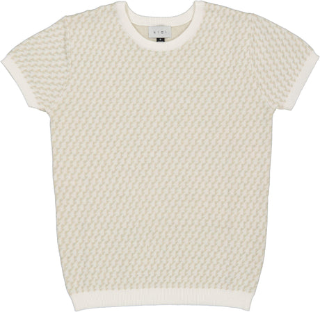 Klai Boys Short Sleeve Geometric Sweater - G2523