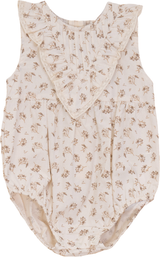 Charlotte & George Baby Girls Yoke Bubble Romper - SB6CP7321O