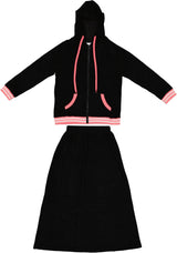 LandsKID Girls Varsity Zippered Lightweight Terry Outfit - BR2-VAR