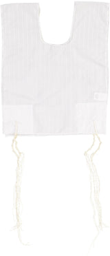 Malchut Boys Poly/Cotton Round-Neck Tzitzis with Ashkenaz Strings