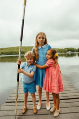 Analogie by Lil Legs Downtown Collection Boys Short Sleeve Multi Knit Polo Sweater - MKPL