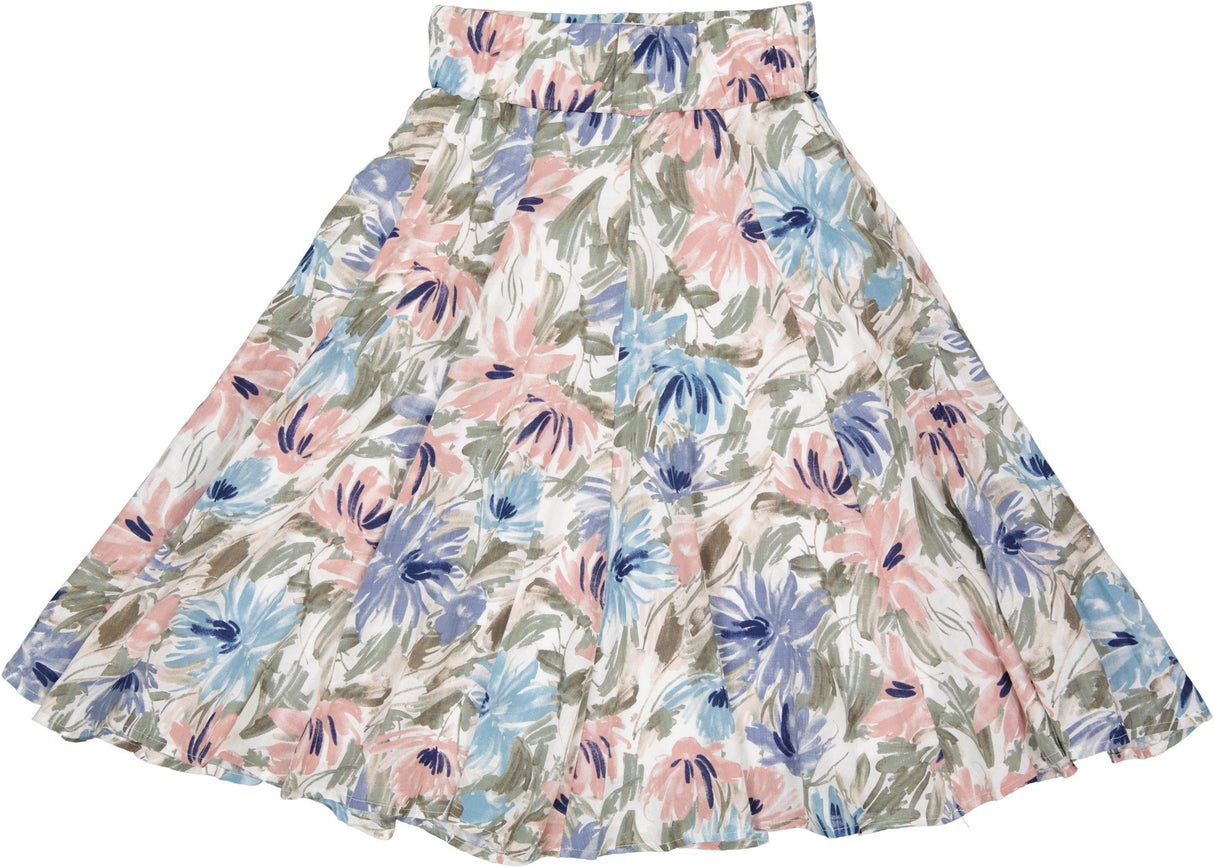 Miss issippi Teens Printed Paneled Skirt - 830