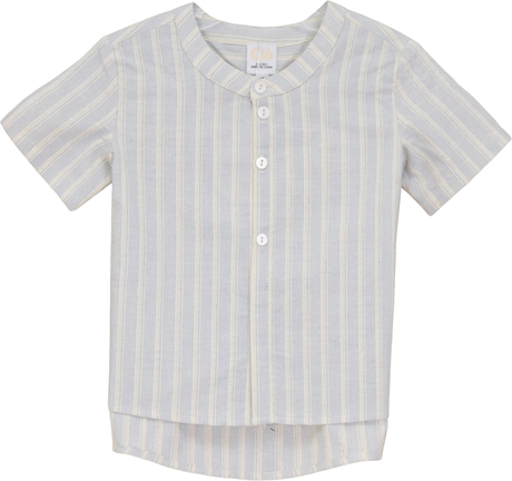 Clo Boys Striped Short Sleeve Dress Shirt - SB6CP7339S