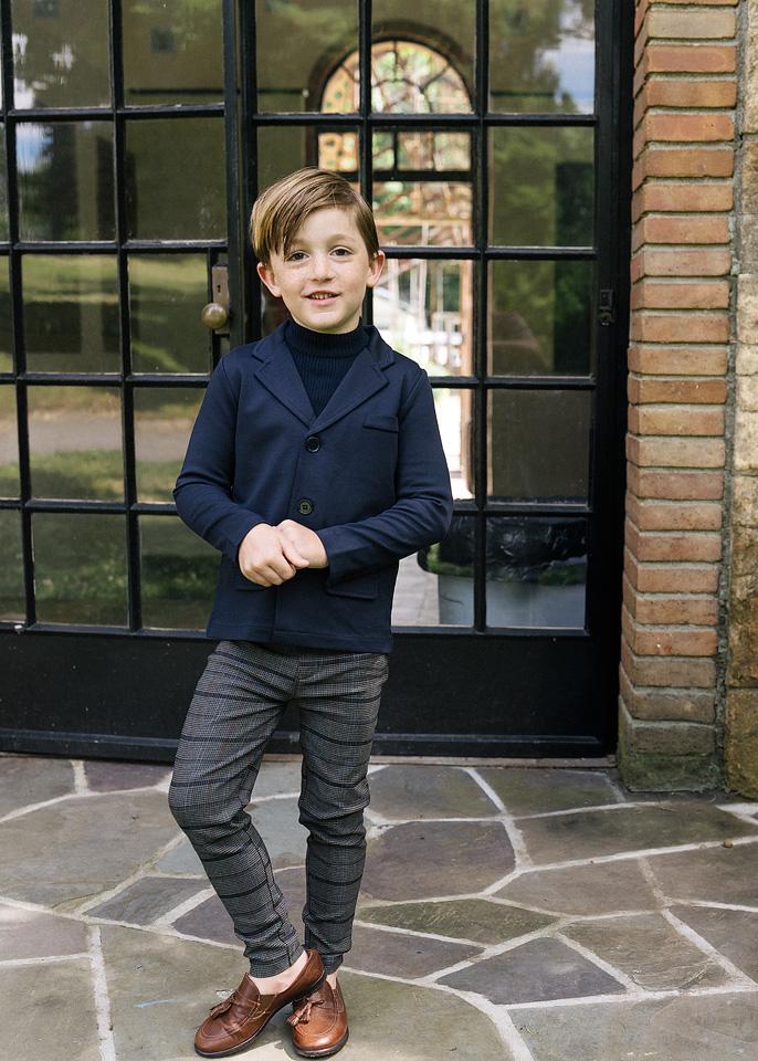 Analogie by Lil Legs Signature Collection Boys Ponte Blazer - AF26S546
