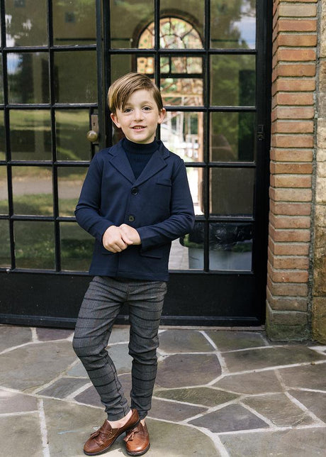 Analogie by Lil Legs Signature Collection Boys Ponte Blazer - AF26S546