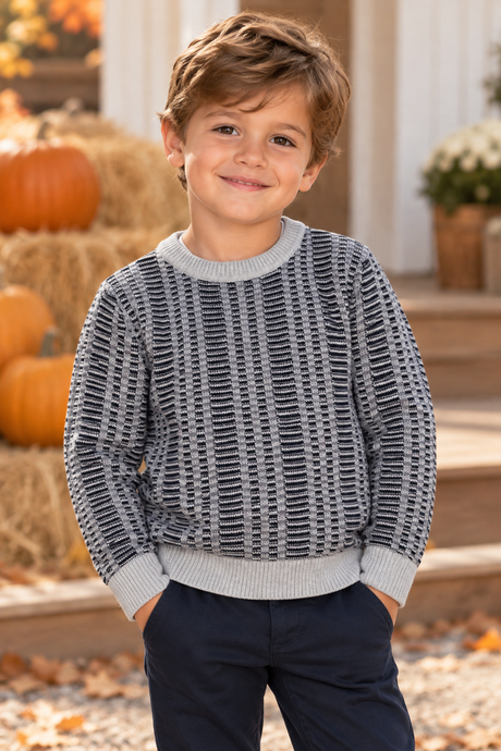 Clo Boys Stripe Sweater - WB6CP7444