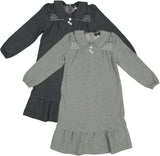 Space Gray Girls Herringbone Dress - WB5CY2738D