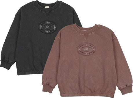 Analogie by Lil Legs Stitch Studio Collection Girls Sweatshirt - AF26S513