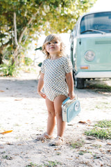 Lil Legs Camp Scouts Collection Baby Toddler Boys Girls Puff Sleeve Outfit Set - PSTST