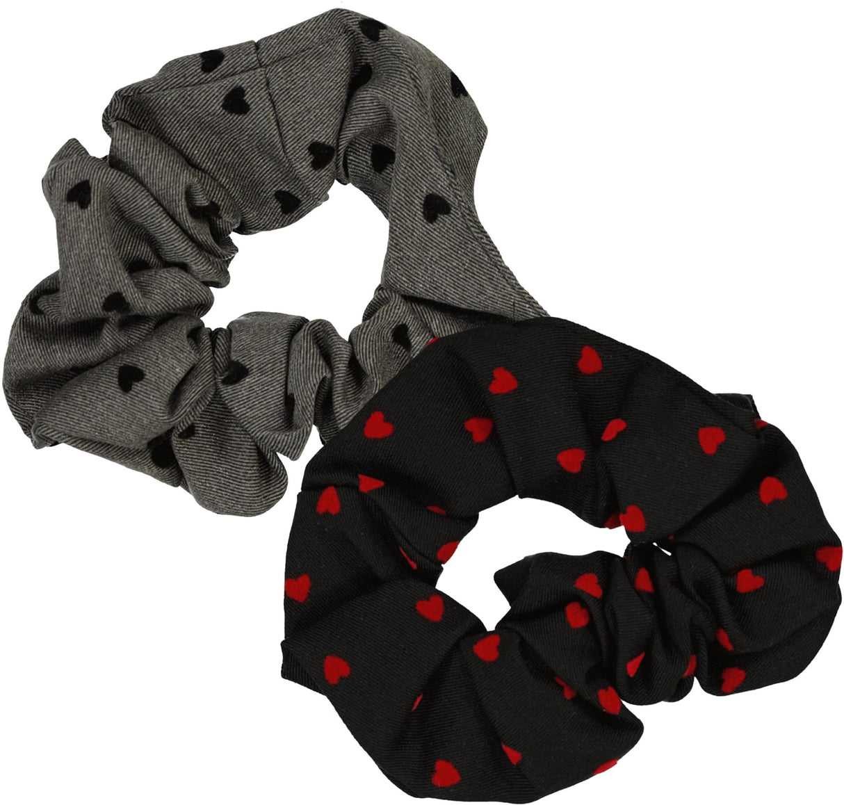 Keshet Velvet Heart Scrunchy - S2550