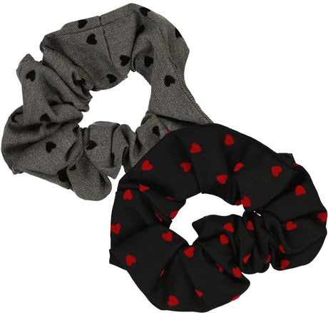 Keshet Velvet Heart Scrunchy - S2550