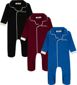 Noggi Baby Boys Girls Velour Stretchie - 215211
