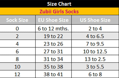 Zubii Girls Varsity Apple Knee Socks - 908