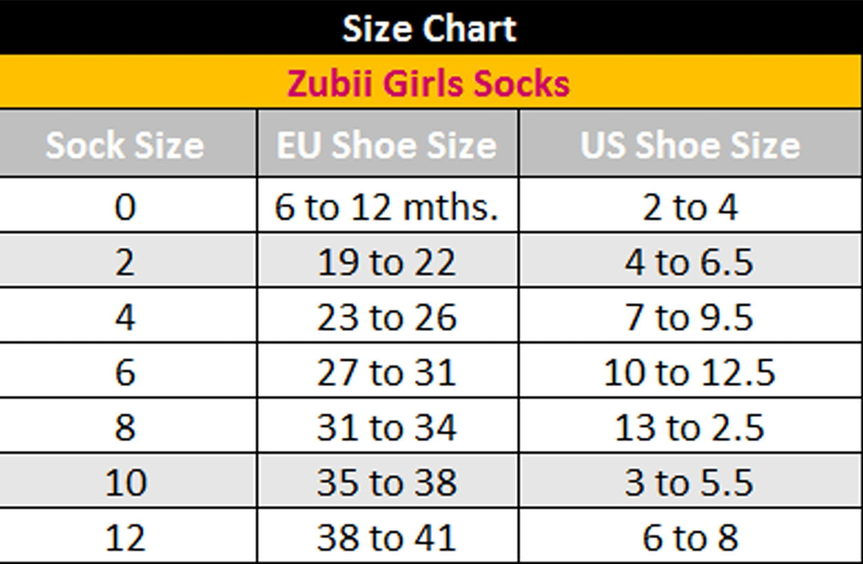 Zubii Girls Varsity Apple Knee Socks - 908