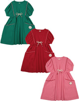 Analogie by Lil Legs Boating Crew Collection Girls Short Sleeve Dress - BCD