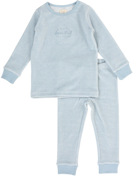 Lil Legs Pitter Patter Collection Boys Girls Pitter Patter Velour Pajamas - AF26TP405