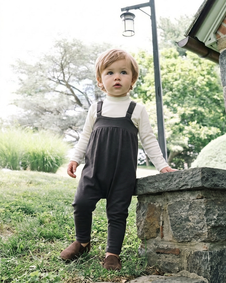 Lil Legs Dressy Loungewear Collection Baby Boys Romper - AF26R622