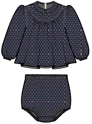 Navy Print