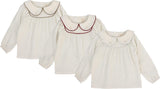 Analogie by Lil Legs Signature Collection Girls Long Sleeve Embroidered Blouse - AF26T712