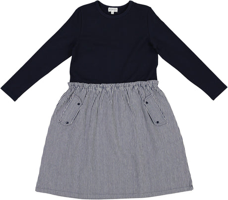 Bopop Girls Pinstripe Dress - TR14