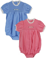 Analogie by Lil Legs Downtown Collection Baby Girls Romper - DRP