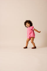 Analogie by Lil Legs Downtown Collection Baby Girls Romper - DRP