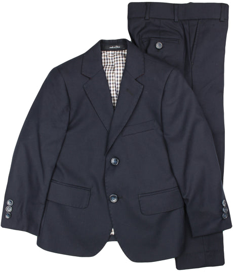 T.O. Collection Boys Navy Suit Separates - 3822-33