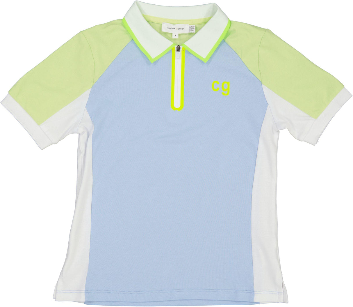 Charlotte & George Boys Multi Short Sleeve Polo Shirt - SB6CP7392