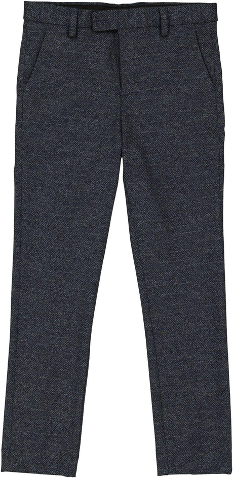 Leo & Zachary Boys Navy Nailshead Stretch Suit - BLZ-5432/5832