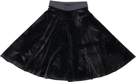 Paniz Womens Velour A-Line Skirt - SK490