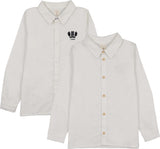 Analogie by Lil Legs Signature Collection Boys Long Sleeve Logo Dress Shirt - AF26T711