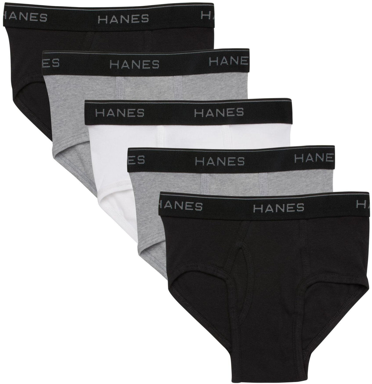 Hanes Boys Assorted Briefs 5 Pack - BU39B5