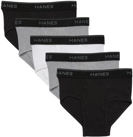Hanes Boys Assorted Briefs 5 Pack - BU39B5