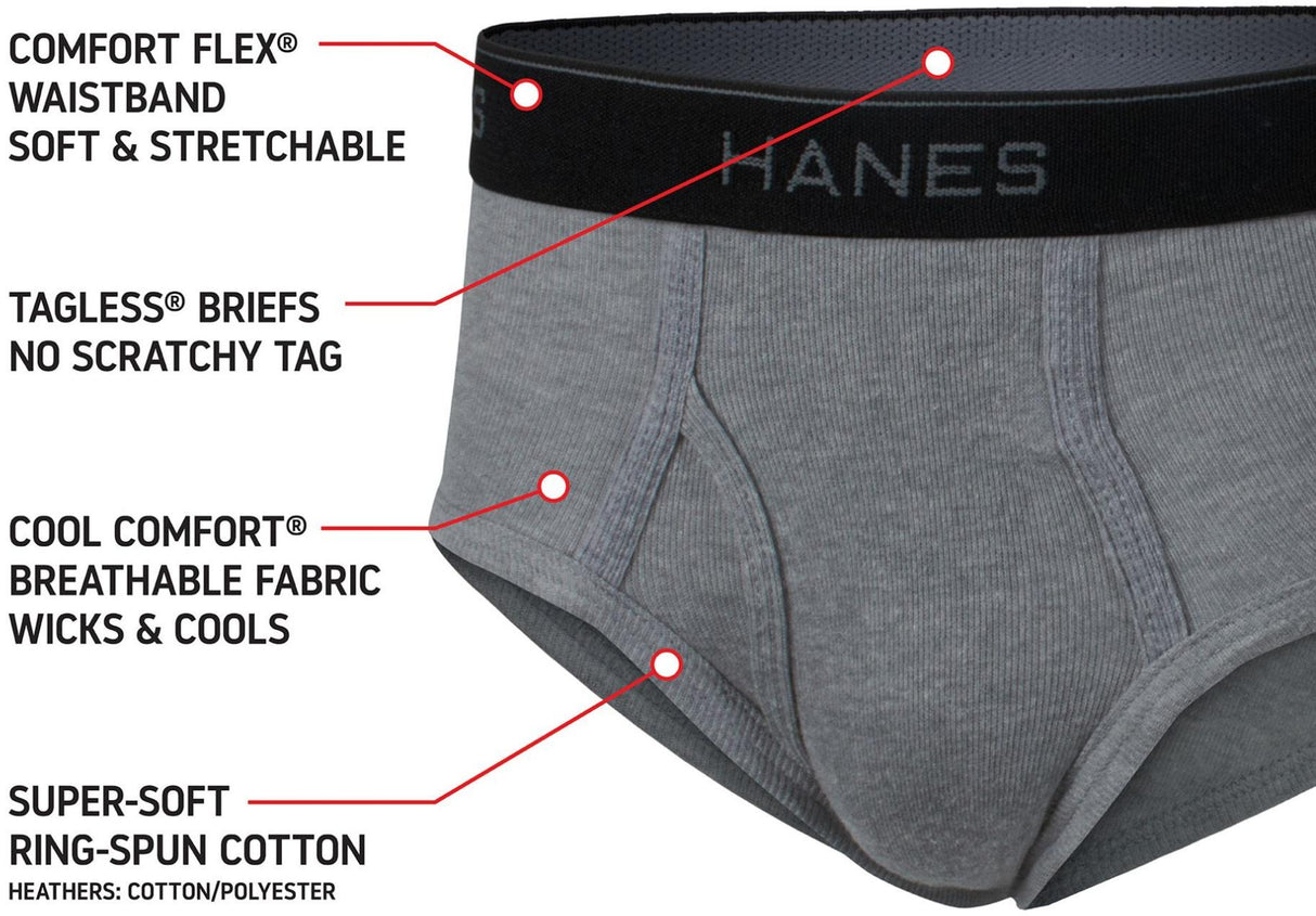 Hanes Boys Assorted Briefs 5 Pack - BU39B5