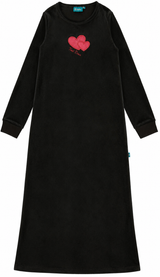 LayLay Girls Puffed Shape Velour Nightgown - W26-168RB