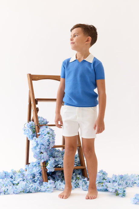 Klai Boys Eliot Knit Short Sleeve Sweater - G2943