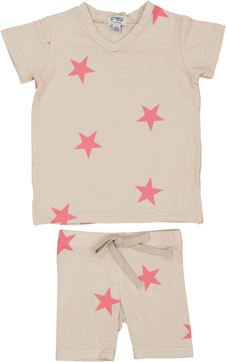 Crew Kids Baby Boys Girls Star Print Outfit - SG2701S