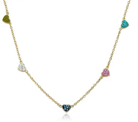 Molly Glitz Necklace - NE2679B-GP-14E