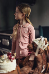 L'amour Lou Boys Girls Grandpa Emblem Cotton Pajamas - LLFW07