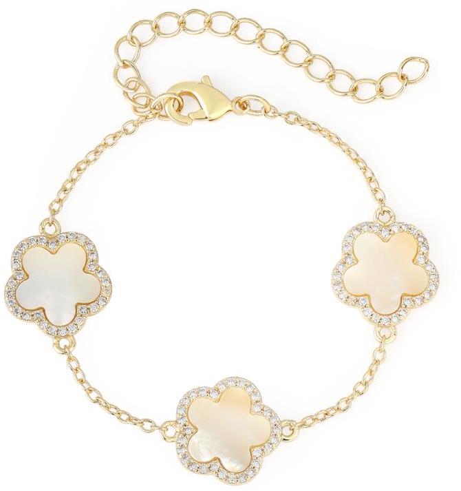 Tiny Gem Girls Pearl Flower Bracelet - TG1052