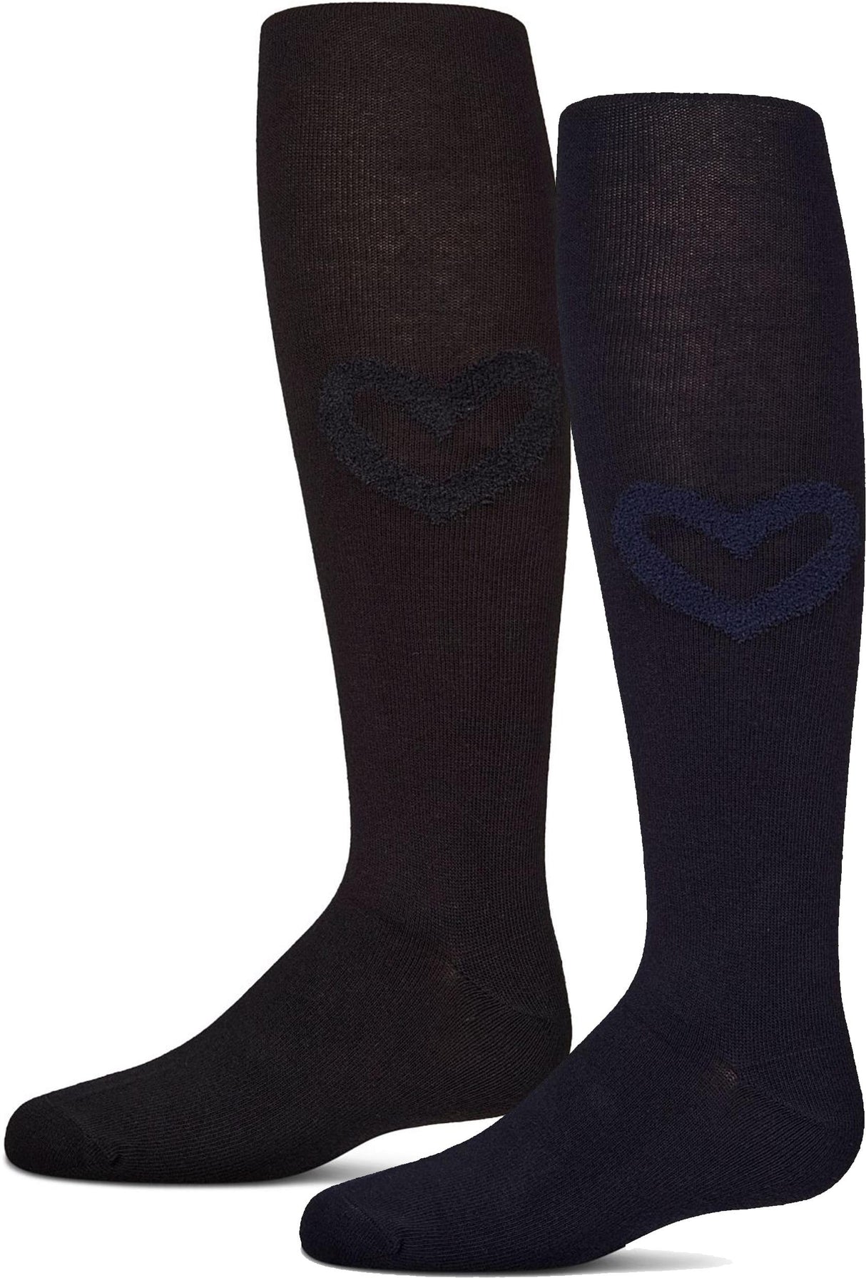 Memoi Girls Terry Heart Cotton Tights - MKF-4084