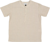 Klai Boys Gingham Short Sleeve Dress Shirt - TD29118