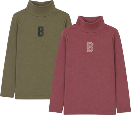 Bonjoy Boys Girls Corduroy Detail Turtleneck - TW26012TU
