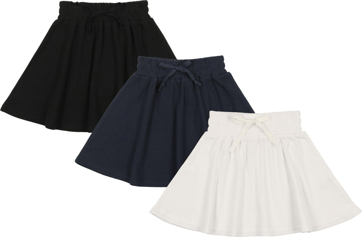 Lil Legs Ribbed Basic Collection Girls Ribbed Skirt - RSKT