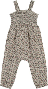 Lil Legs Dressy Loungewear Collection Baby Girls Smocked Bubble Romper - SBRMP