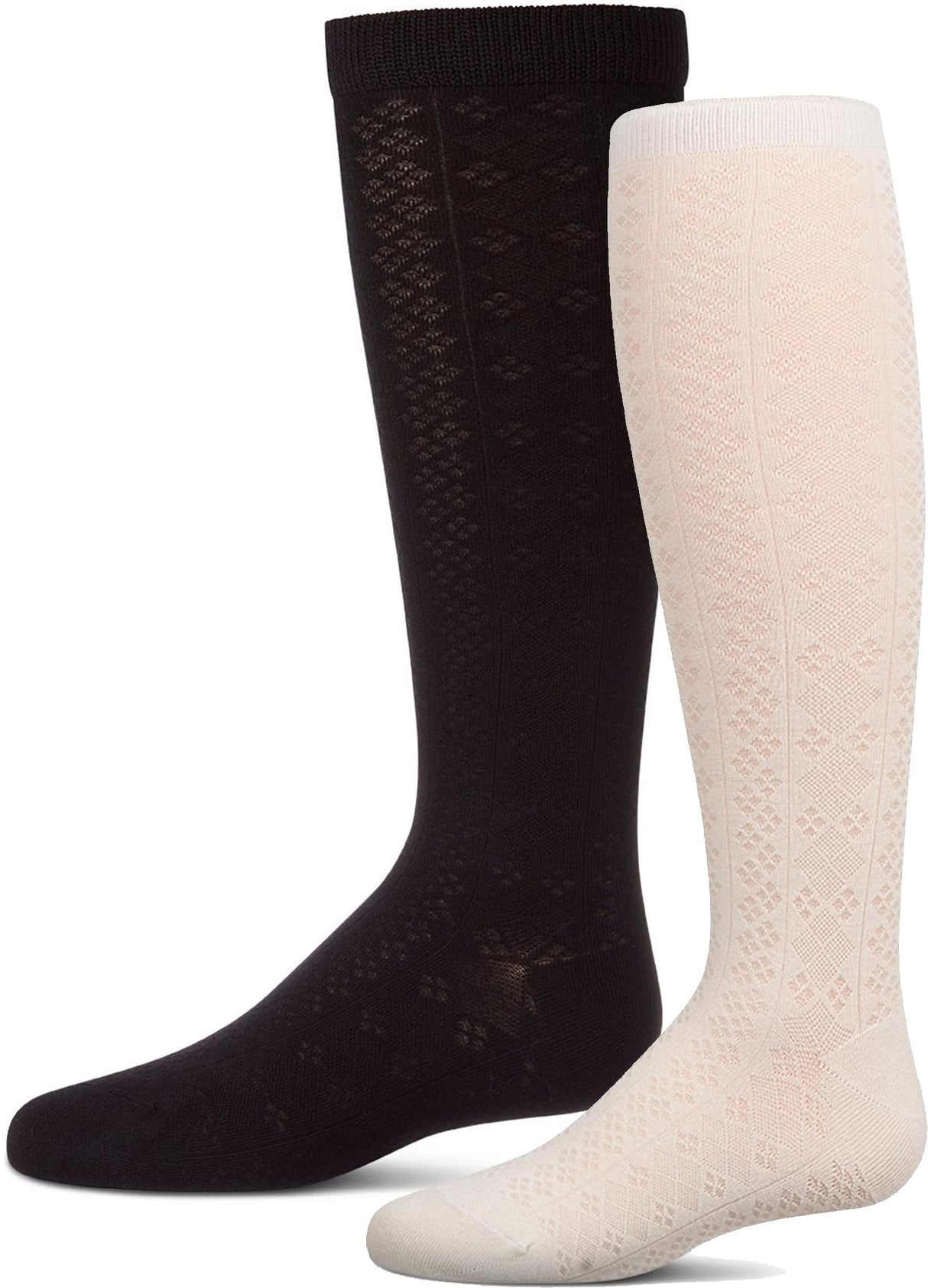 Memoi Girls Tassle Bow Knee Socks - MKF-7218