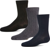 Memoi Boys Clocking Argyle Crew Dress Socks - MK-144