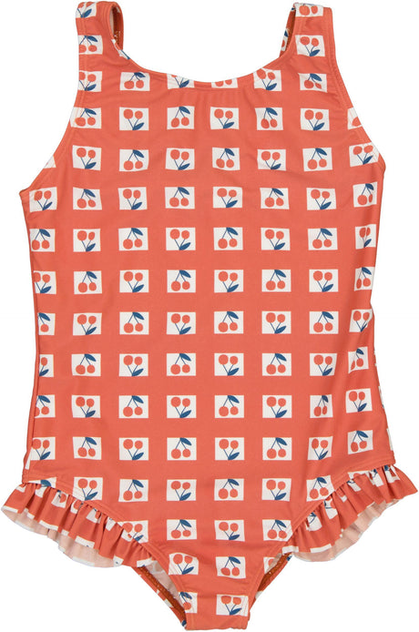 Sunburnt Girls Checked Bathing Suit - SB6CY3010