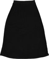 LandsKID Womens Black Lightweight Cotton Terry Skirt - SKR2