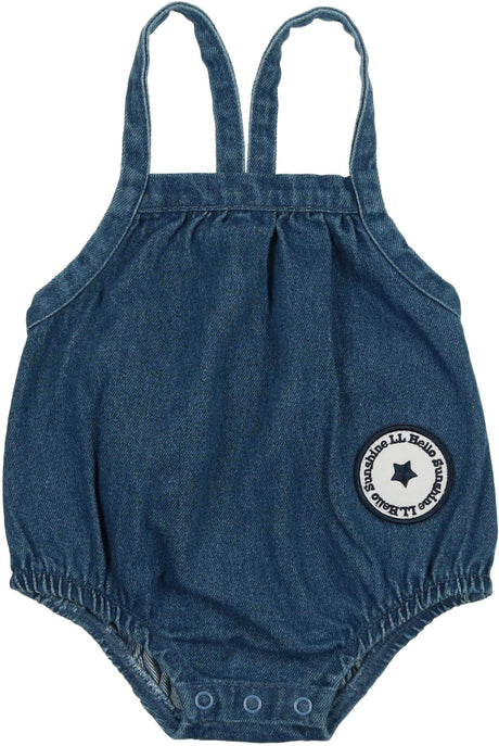 Analogie by Lil Legs Sunshine Denim Collection Baby Toddler Boys Romper